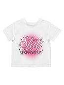 Empowerment Slogan Retro Style Toddler's T-shirt