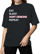 Demon Hunter Lifestyle Motto Women's T-shirt