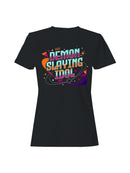 Demon Slaying Idol Graphic Art Women's T-shirt