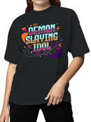 Demon Slaying Idol Graphic Art Women's T-shirt