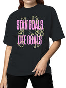 Stan Goals Art with Cute Doodles Women's T-shirt