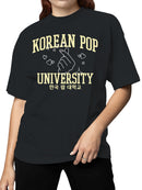 Korean Pop University Design Women's T-shirt