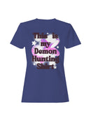 Demon Hunting Butterfly Stars Women's T-shirt
