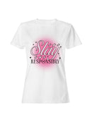 Empowerment Slogan Retro Style Women's T-shirt