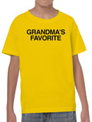 Grandma's Favorite Design Youth's T-shirt