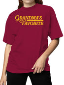 Grandma’s Favorite Colorful Design Women's T-shirt