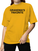 Grandma's Favorite Design Women's T-shirt