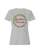 Grandma's Favorite Floral Design Women's T-shirt