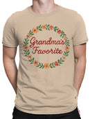 Grandma's Favorite Floral Design Men's T-shirt
