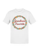 Grandma's Favorite Floral Design Men's T-shirt