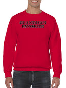 Grandma's Favorite Graphic Art Men's Sweatshirt