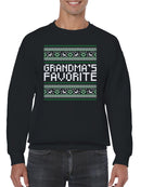 Grandma’s Favorite Holiday Design Men's Sweatshirt