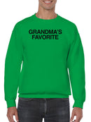 Grandma's Favorite Design Men's Sweatshirt