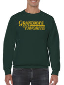 Grandma’s Favorite Colorful Design Men's Sweatshirt