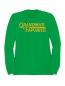 Grandma’s Favorite Colorful Design Men's Sweatshirt