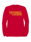 Grandma’s Favorite Colorful Design Men's Sweatshirt