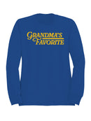 Grandma’s Favorite Colorful Design Men's Sweatshirt