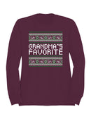 Grandma’s Favorite Holiday Design Women's Sweatshirt