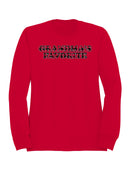 Grandma's Favorite Graphic Art Women's Sweatshirt