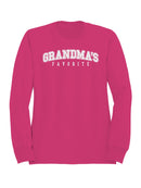Grandma's Favorite Vintage Design Women's Sweatshirt
