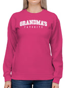 Grandma's Favorite Vintage Design Women's Sweatshirt
