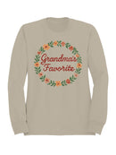 Grandma's Favorite Floral Design Women's Sweatshirt