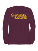 Grandma’s Favorite Colorful Design Women's Sweatshirt
