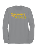 Grandma’s Favorite Colorful Design Women's Sweatshirt