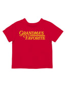 Grandma’s Favorite Colorful Design Toddler's T-shirt