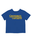 Grandma’s Favorite Colorful Design Toddler's T-shirt