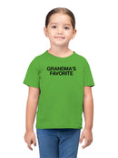 Grandma's Favorite Design Toddler's T-shirt