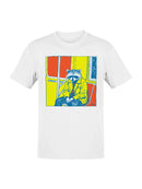 Raccoon Urban Vibes: Pop Art Men's T-shirt