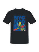 NYC Vibrant Cityscape Art Men's T-shirt