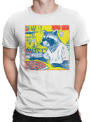 Pizza Night with Raccoon Men's T-shirt