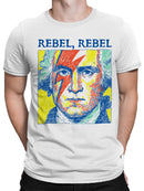 Rebel Art Tribute: Iconic Lightning Men's T-shirt