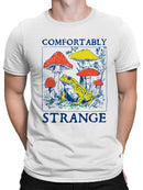 Comfortably Strange Frog Art Men's T-shirt