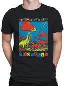 Dinosaurs Watching Meteor: Everything's Fine Men's T-shirt