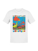 Dinosaurs Watching Meteor: Everything's Fine Men's T-shirt