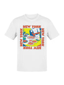 Vibrant New York Pizza Art Men's T-shirt
