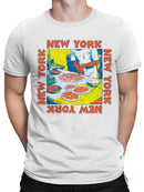 Vibrant New York Pizza Art Men's T-shirt