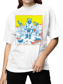 Reflective Raccoon in the Park Women's T-shirt