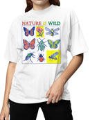 Nature Is Wild: Insects & Flowers Women's T-shirt