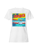 Surf Maui Retro Beach Vibes Women's T-shirt