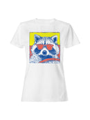 Cool Raccoon Pop Art Women's T-shirt