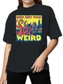 Keep New York Weird Octopus Art Women's T-shirt