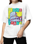 Rome Italy Vibrant Colosseum Art Women's T-shirt