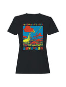 Dinosaurs Watching Meteor: Everything's Fine Women's T-shirt