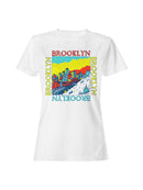 Brooklyn Vibrant Skyline Art Women's T-shirt