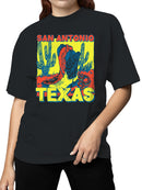 Bold San Antonio Texas Cactus Art Women's T-shirt