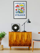 Comfortably Strange Frog Art UN Poster